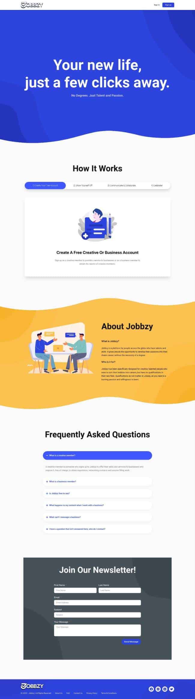 
					Jobbzy Case Study Mockup